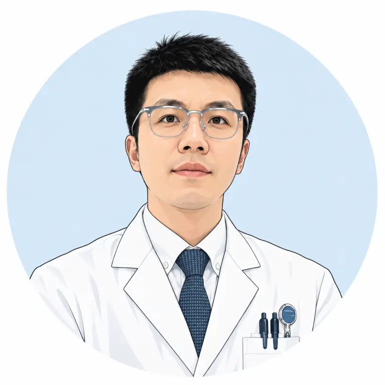 段博识医生白大衣卡通头像